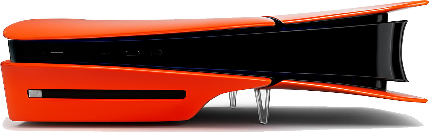 Image of Krafftech Cosmic Orange OG PS5 Disk Cover Plates Gaming Accessory Kit (Cosmic Orange, For PS5)