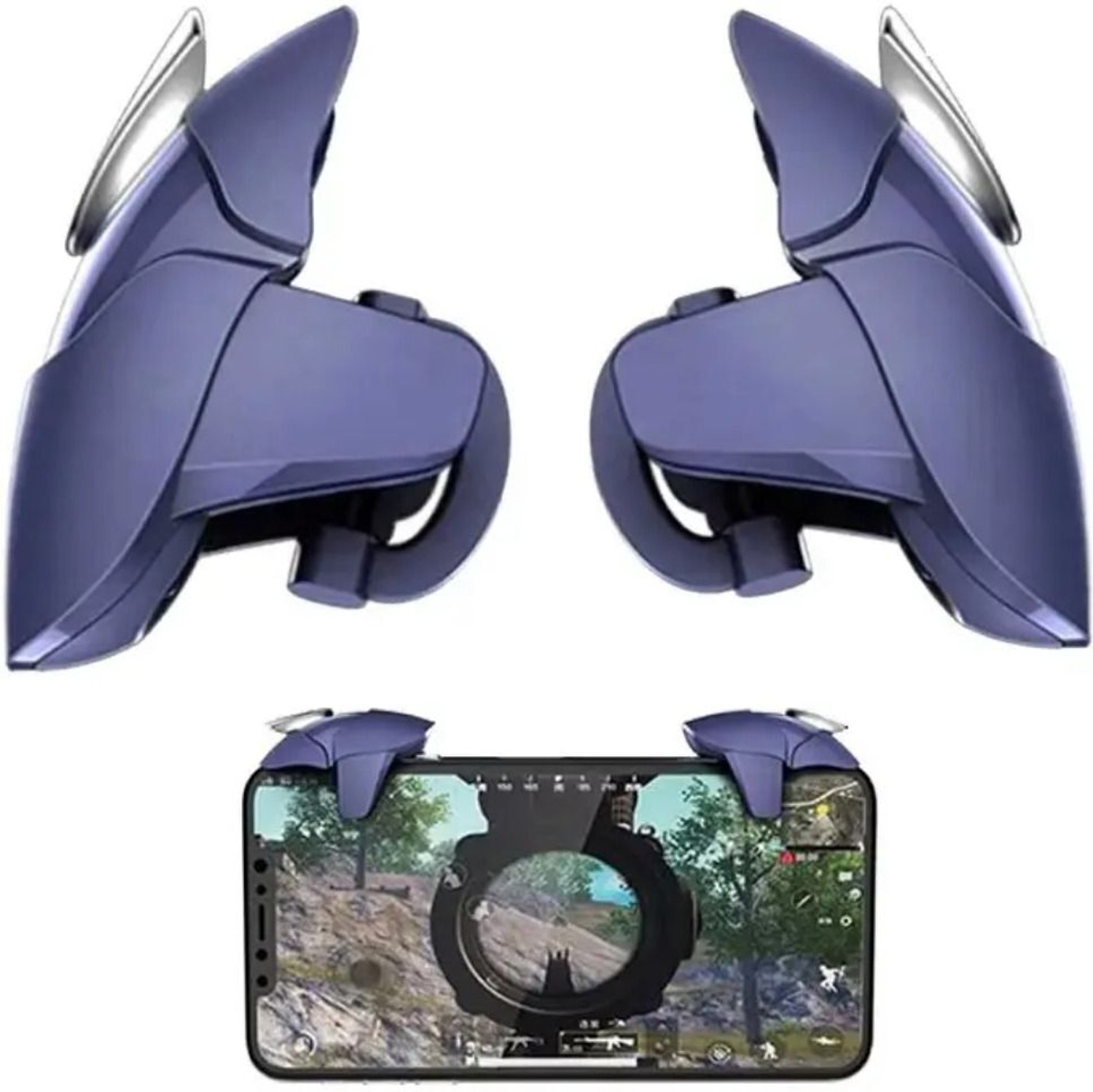 Image of Shivaansh Mobile Gaming Trigger Controller With Buttons & Joystick For Pubg /Free Fire Gaming Accessory Kit (Black, For Android, iOS)