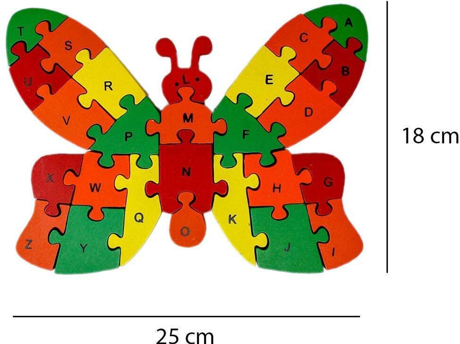 Image of DARKFISH Montessori Number Puzzle Board - Butterfly Counting Educational Toy for Kids Gaming Accessory Kit (Multicolor, For Android)