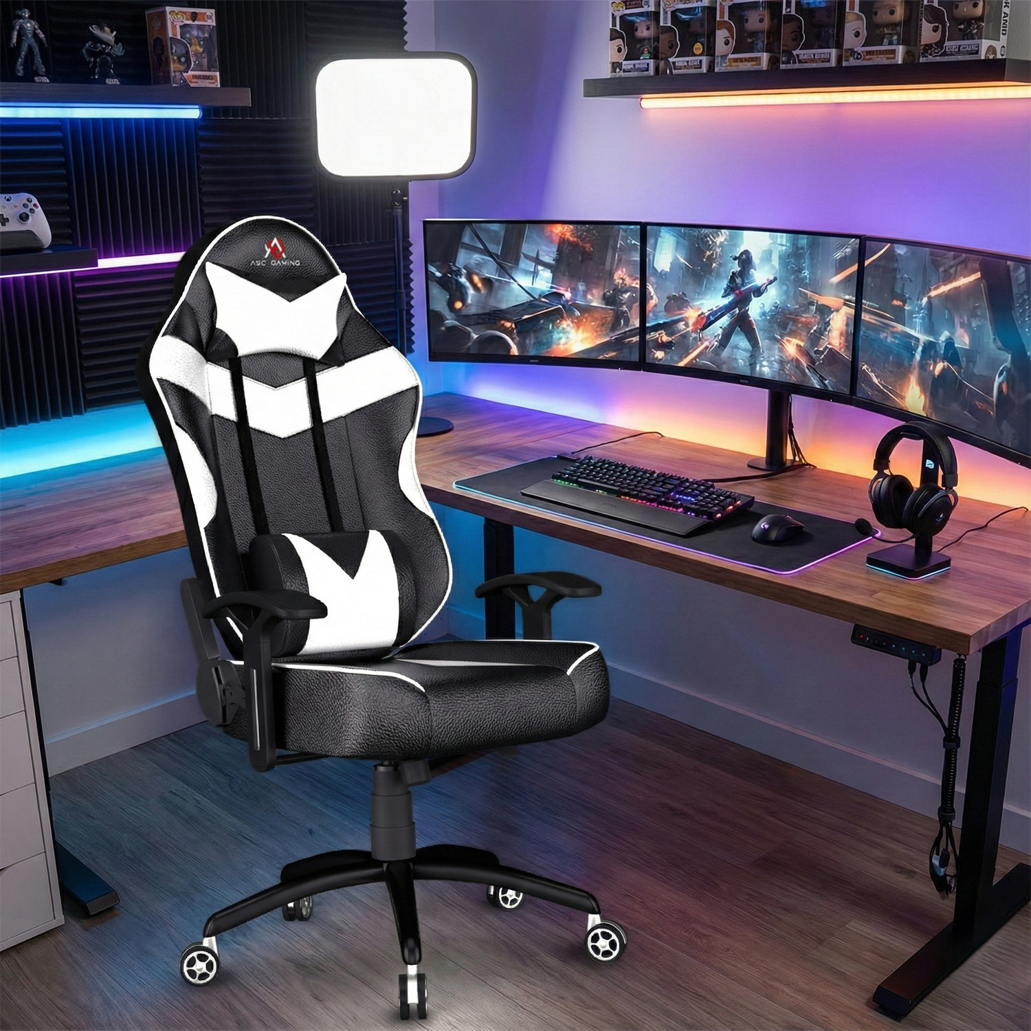 Image of TRACKTREND chair-04 Gaming Chair (Black)
