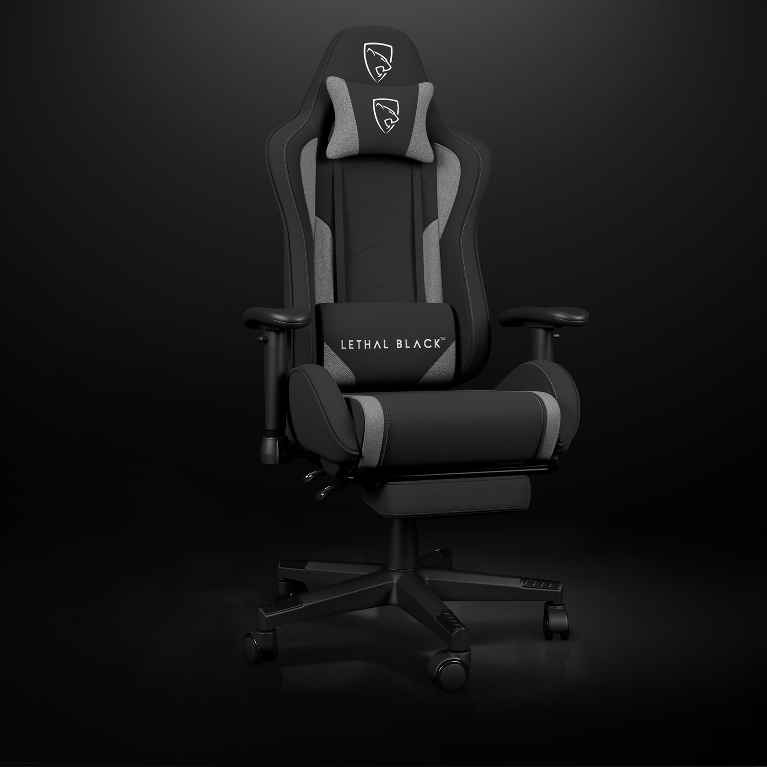 Image of Drogo Ergonomic Gaming Chair with Head & USB Massager, PU Leather Lumbar Pillow Gaming Chair (Red)