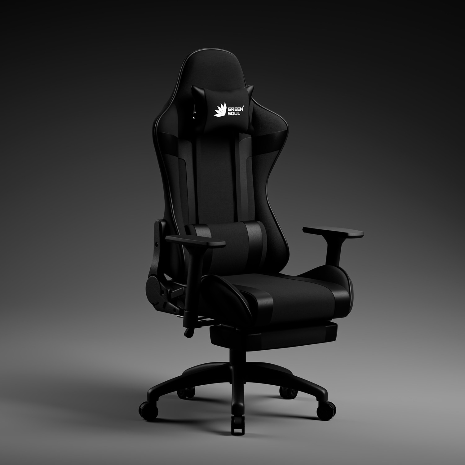 Image of TRACKTREND chair-04 Gaming Chair (Black)