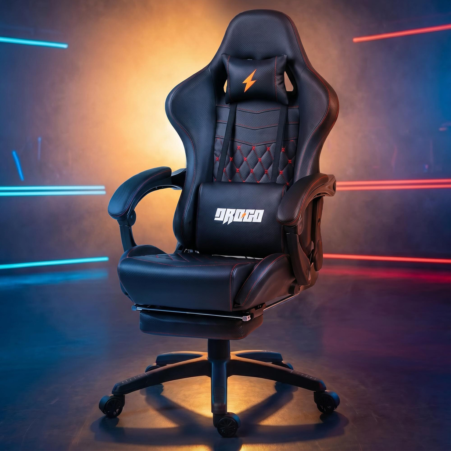 Image of TRACKTREND chair-04 Gaming Chair (Black)