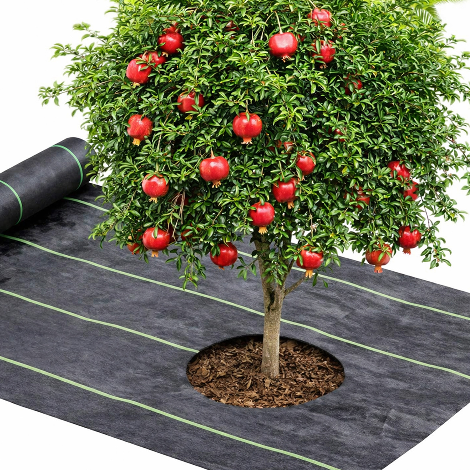 Image of UNOX Weedmat 1.5x5m Garden Mulch (Black 3 kg)