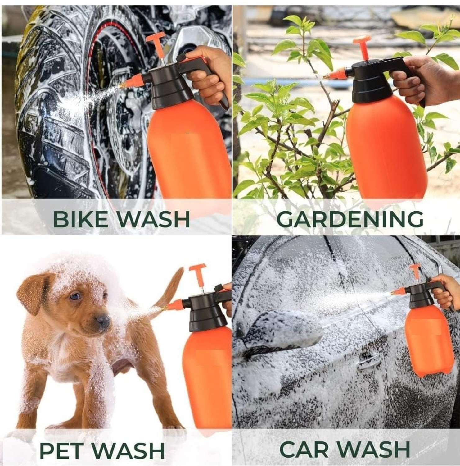 Image of Kigato auto Sanitizer spray machine Big for home, Garden 4 L Hose-end Sprayer