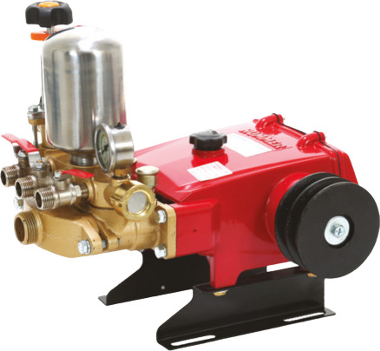 Image of Goodsbazaar Agriculture Battery Sprayer Double Motor Pump + 12v Charger + Hose Pipe + Clips Pump Attachment Clamp
