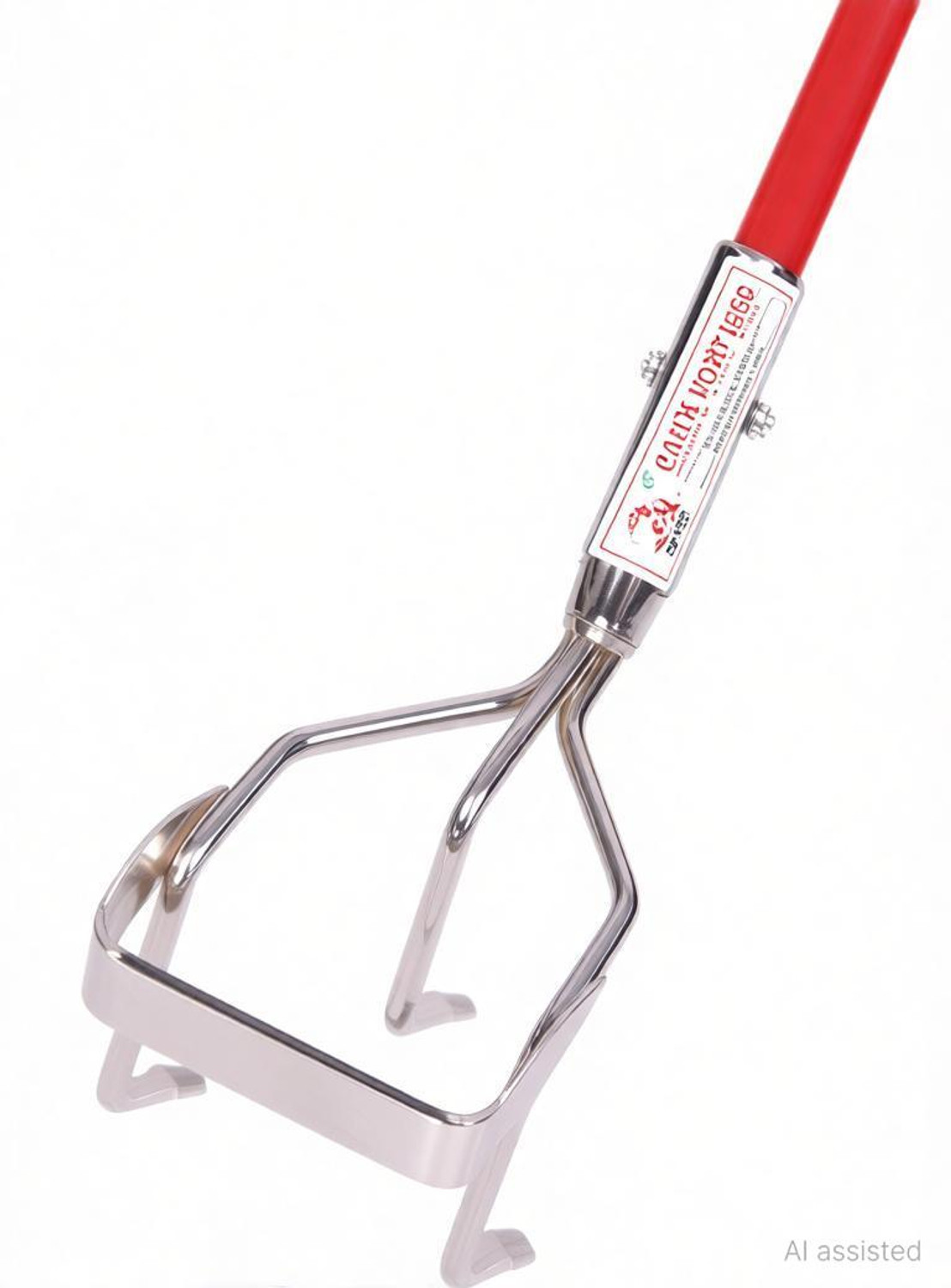 Image of Global Nature Agro Premium Manual Cultivator Weeder Tool - 2 Feet Handle with Non-Slip Rubber Grip Garden Tool Kit (2 Tools)
