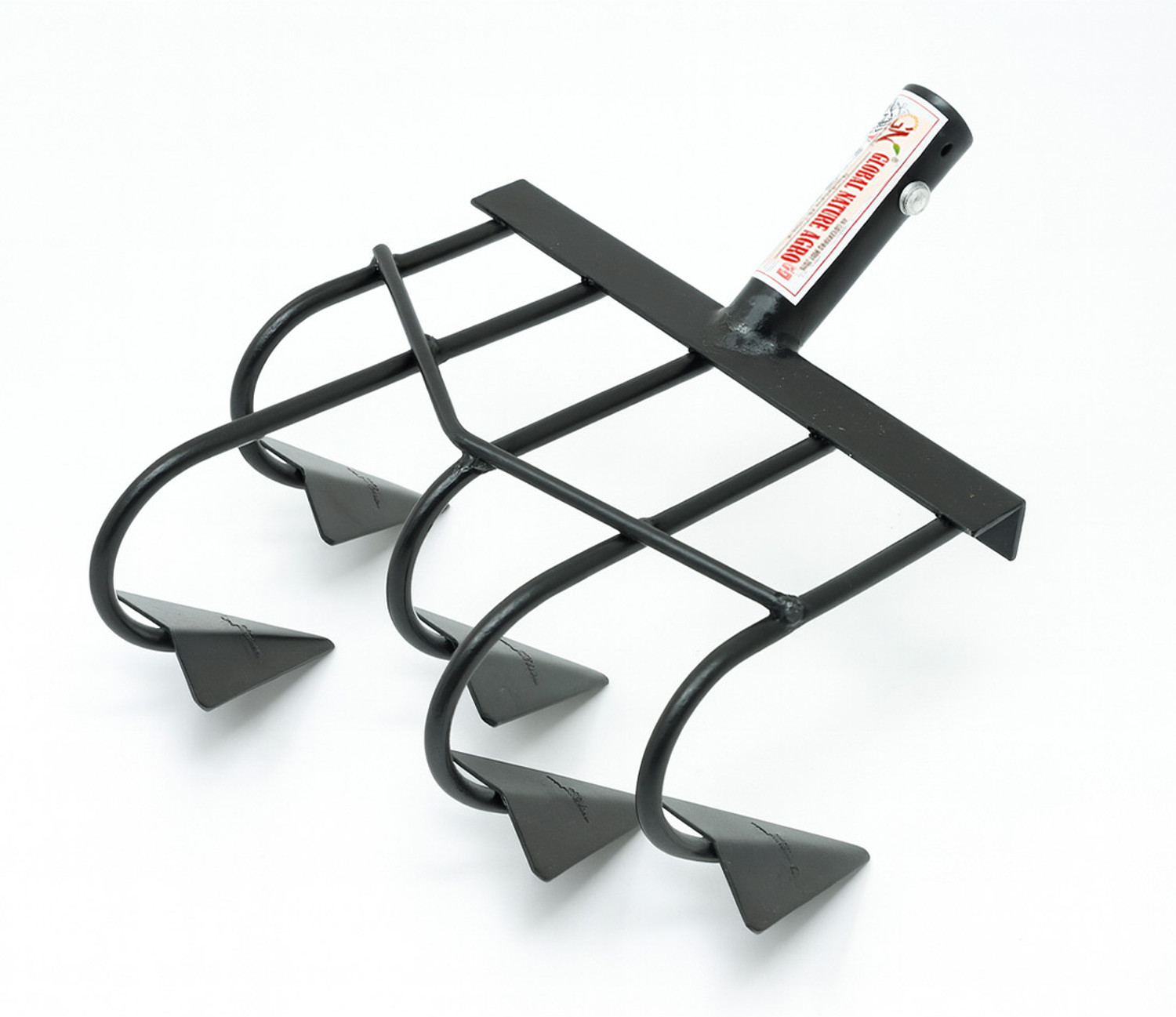 Image of Global Nature Agro Premium Manual Cultivator Weeder Tool - 2 Feet Handle with Non-Slip Rubber Grip Garden Tool Kit (2 Tools)