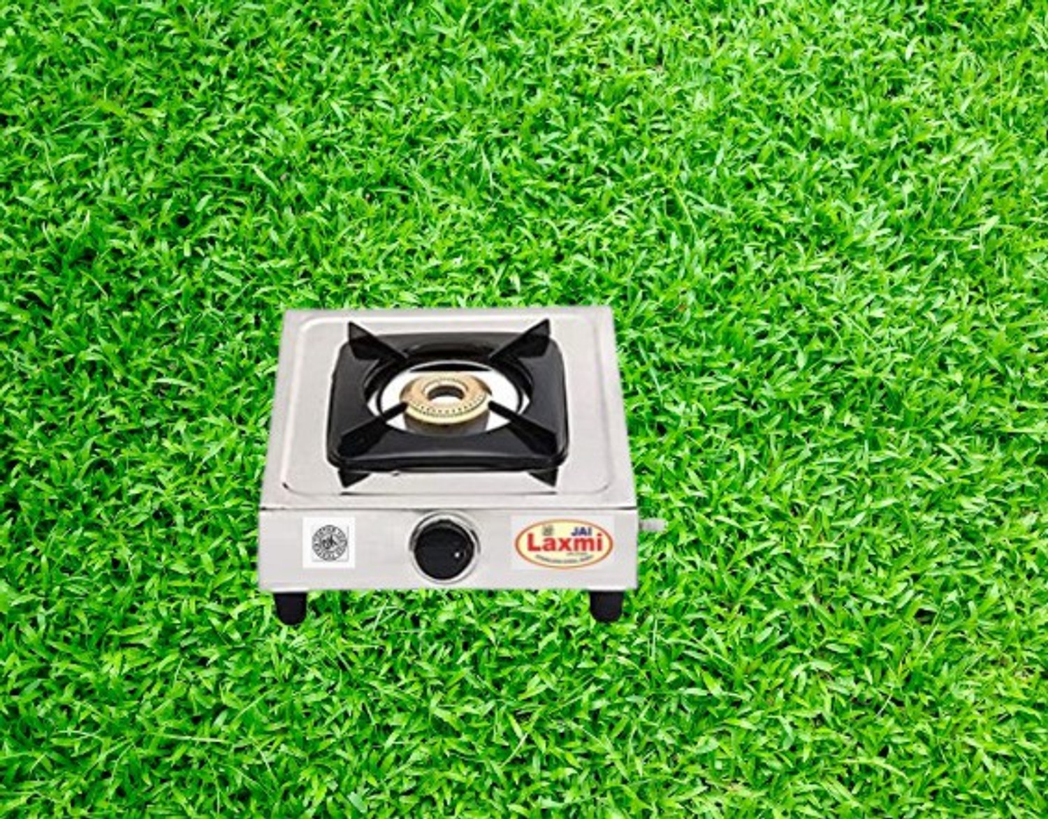 Image of JAI LAXMI Single Burner (1 Burner) Stainless Steel Manual Gas Stove (1 Burners)