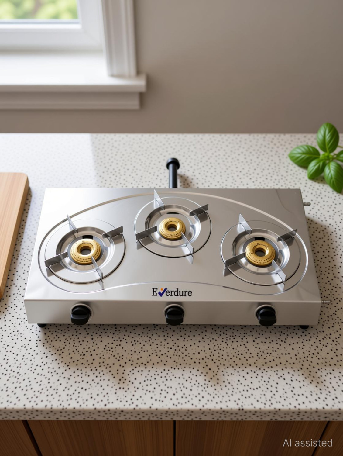 Image of Sunblaze Stainless Steel Manual Gas Stove (3 Burners)
