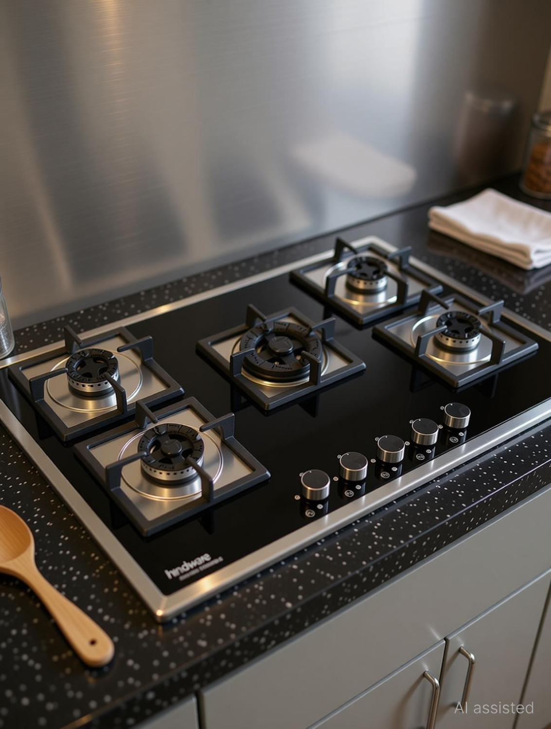 Hindware Smart Appliances Aster 5B 86CM Glass Automatic Hob