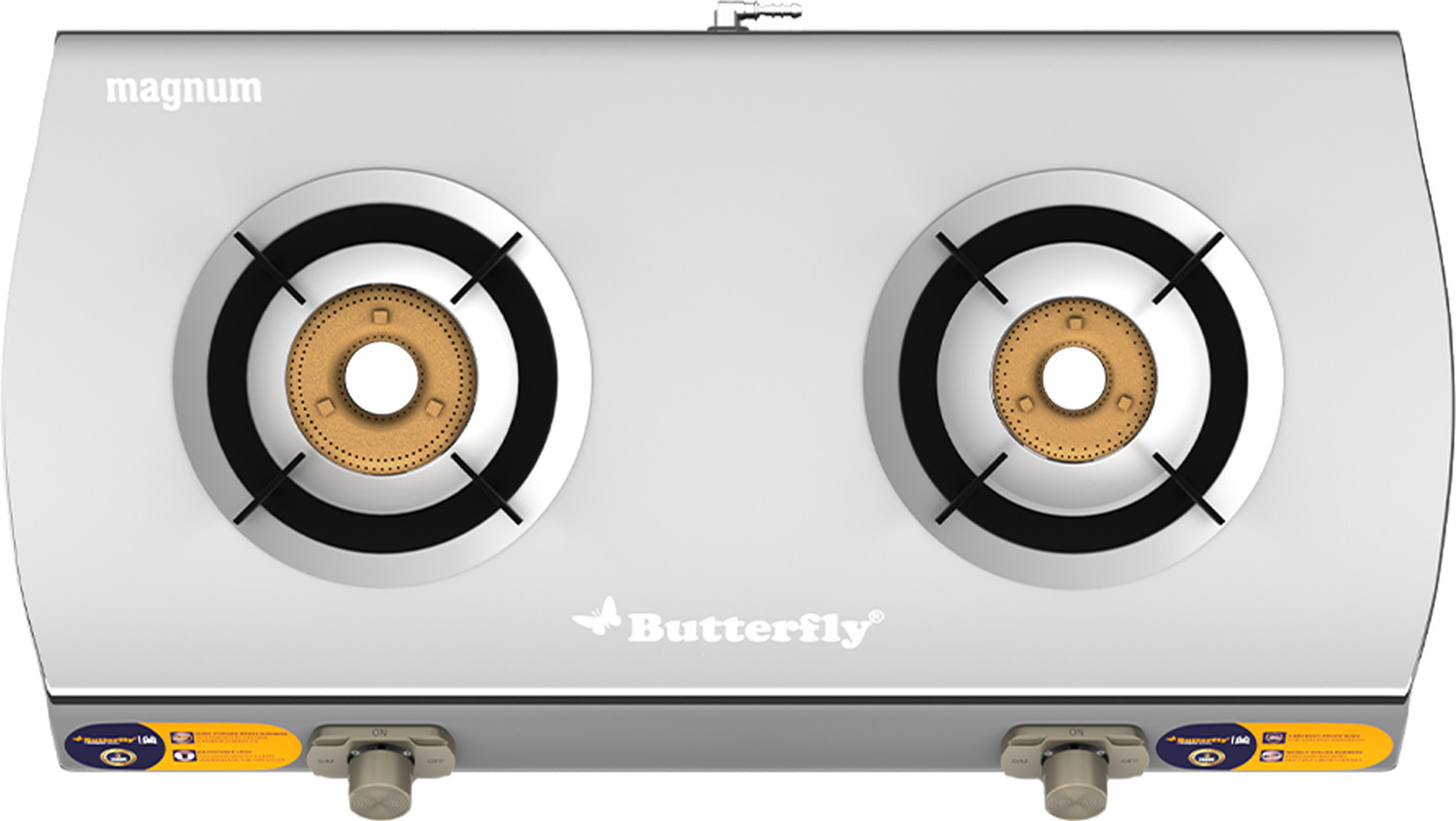 Butterfly 2 Burner Manual Gas Stove - Image 1