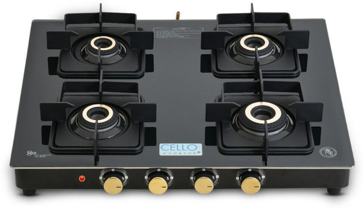 Image of Vidiem VEDA GS G3 309A COOKTOP Glass Manual Gas Stove (3 Burners)