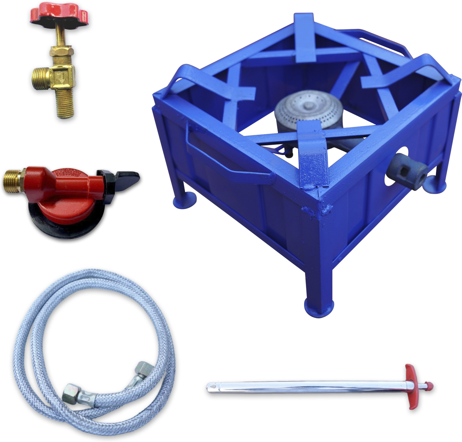 Image of JAI LAXMI Single Burner (1 Burner) Stainless Steel Manual Gas Stove (1 Burners)