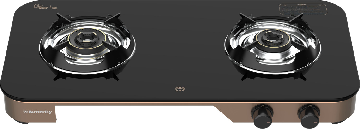 Butterfly Aeroline Glass Manual Gas Stove - Image 1
