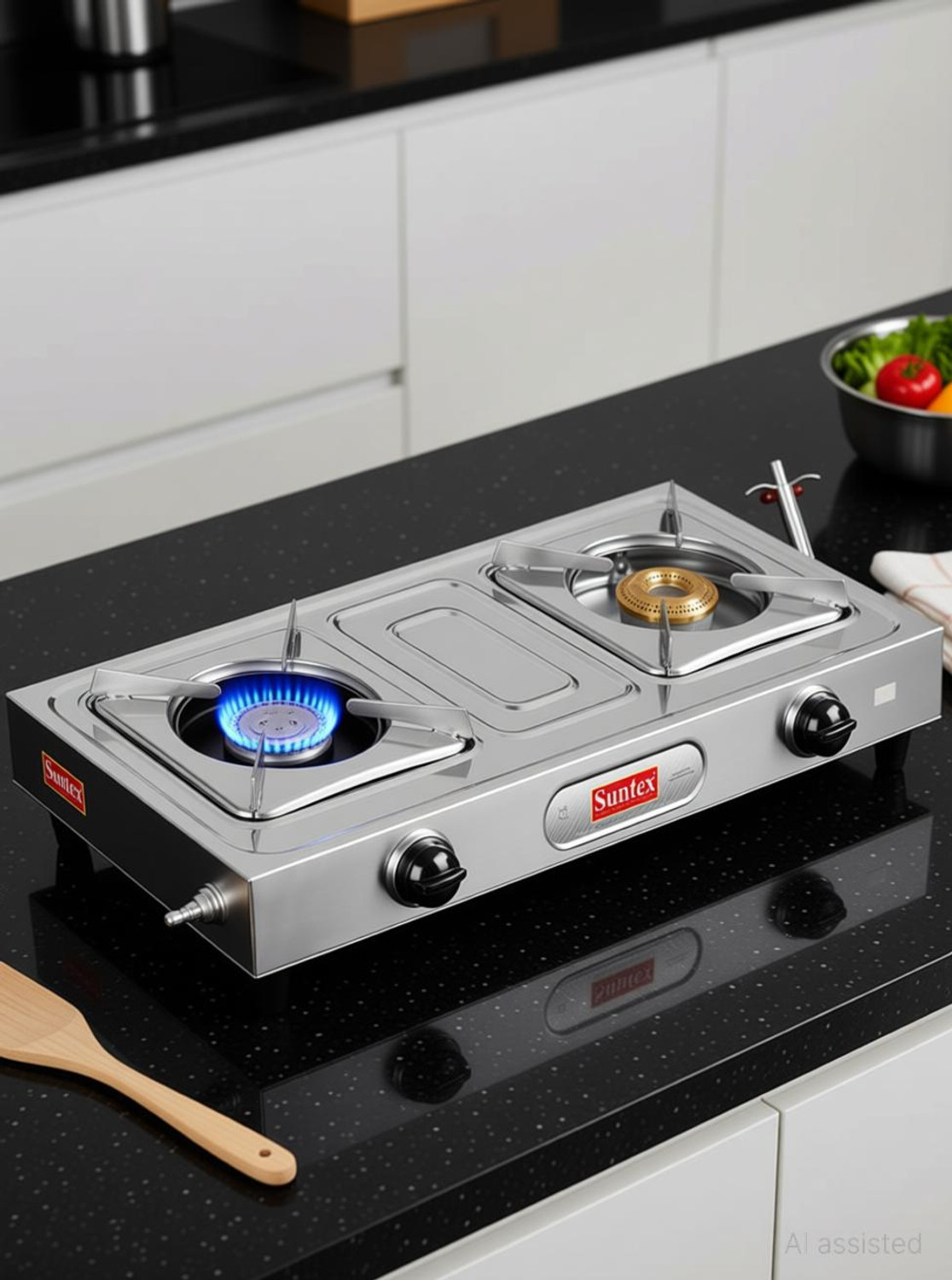 Suntex Stainless Steel Manual Gas Stove