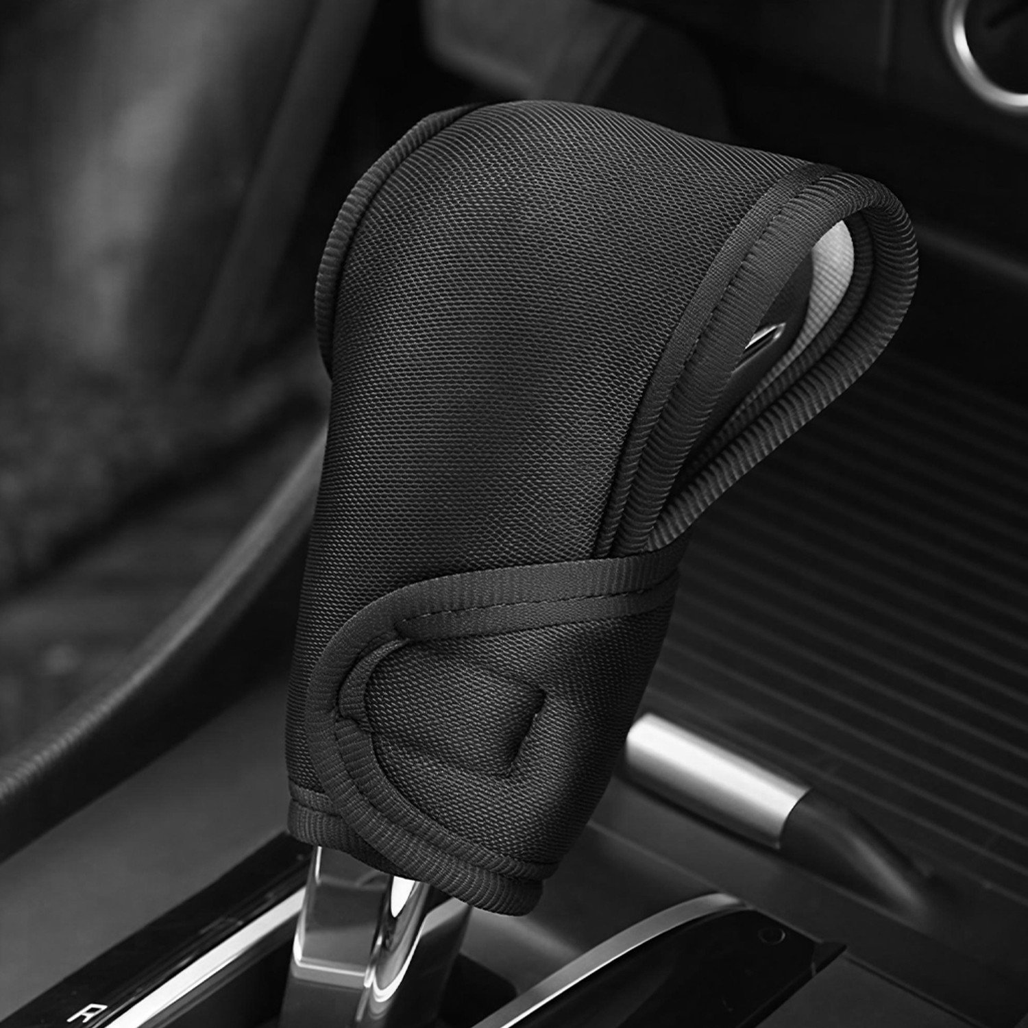 Image of My IND Beige Color Pu Leather Gear Shift Lever Cover for Bolero SLX /SLE Antique Finish Gear Shift Collar