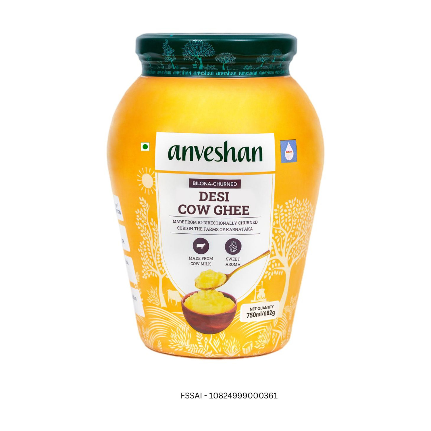 Lowest : Anveshan ghee A2 ghee @ 849