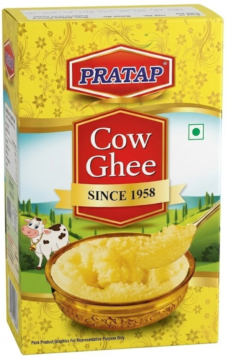Image of dairy sagar Cow Ghee Traditional Bilona Method Grassfed Pure Cow ghee 5L BUCKET Ghee Can (5000 ml)