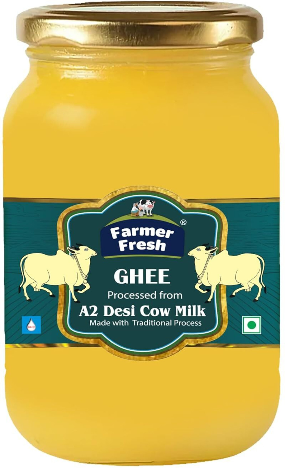 Image of dairy sagar Cow Ghee Traditional Bilona Method Grassfed Pure Cow ghee 5L BUCKET Ghee Can (5000 ml)