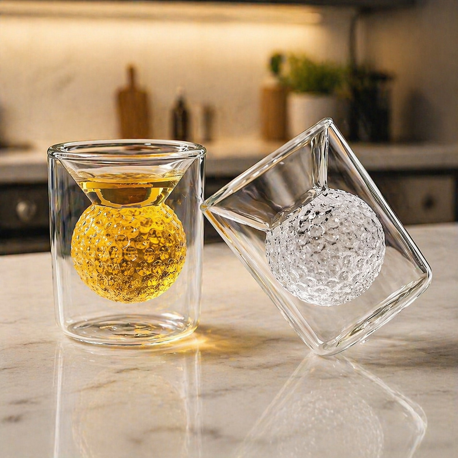 Image of Just Cliqq SG-4PC-CLR Glass Set Shot Glass (20 ml, Glass, Clear)