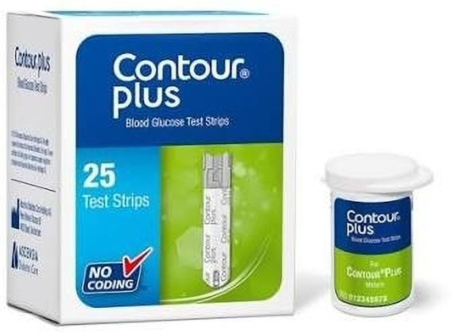 Image of CONTOUR PLUS PLUS 25 Glucometer Strips