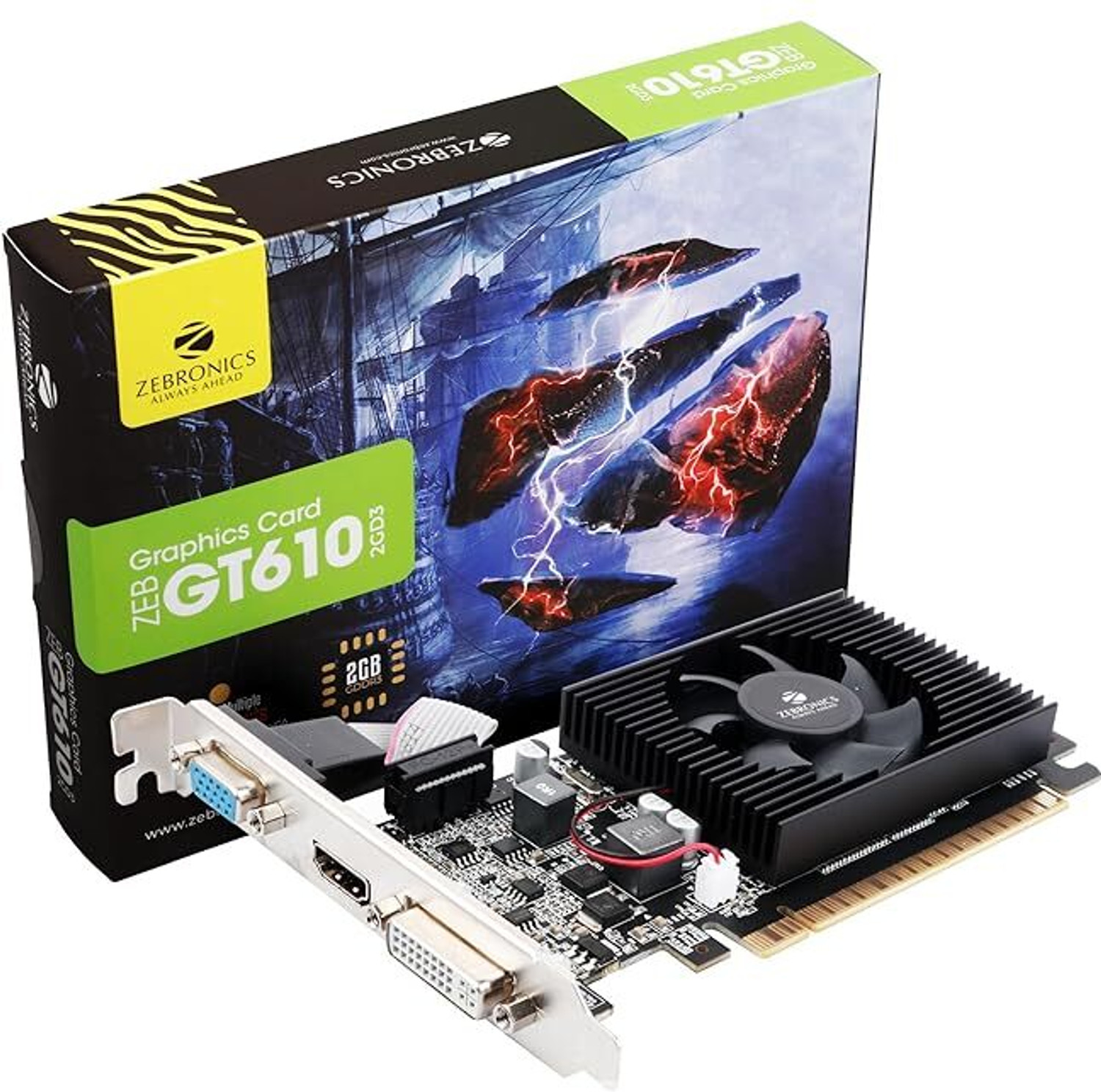 Image of Colorful GeForce GTX 1050Ti 4G-V GDDR5 4 GB NVIDIA Chipset 128 bit 1290 MHz Graphics Card (Black)