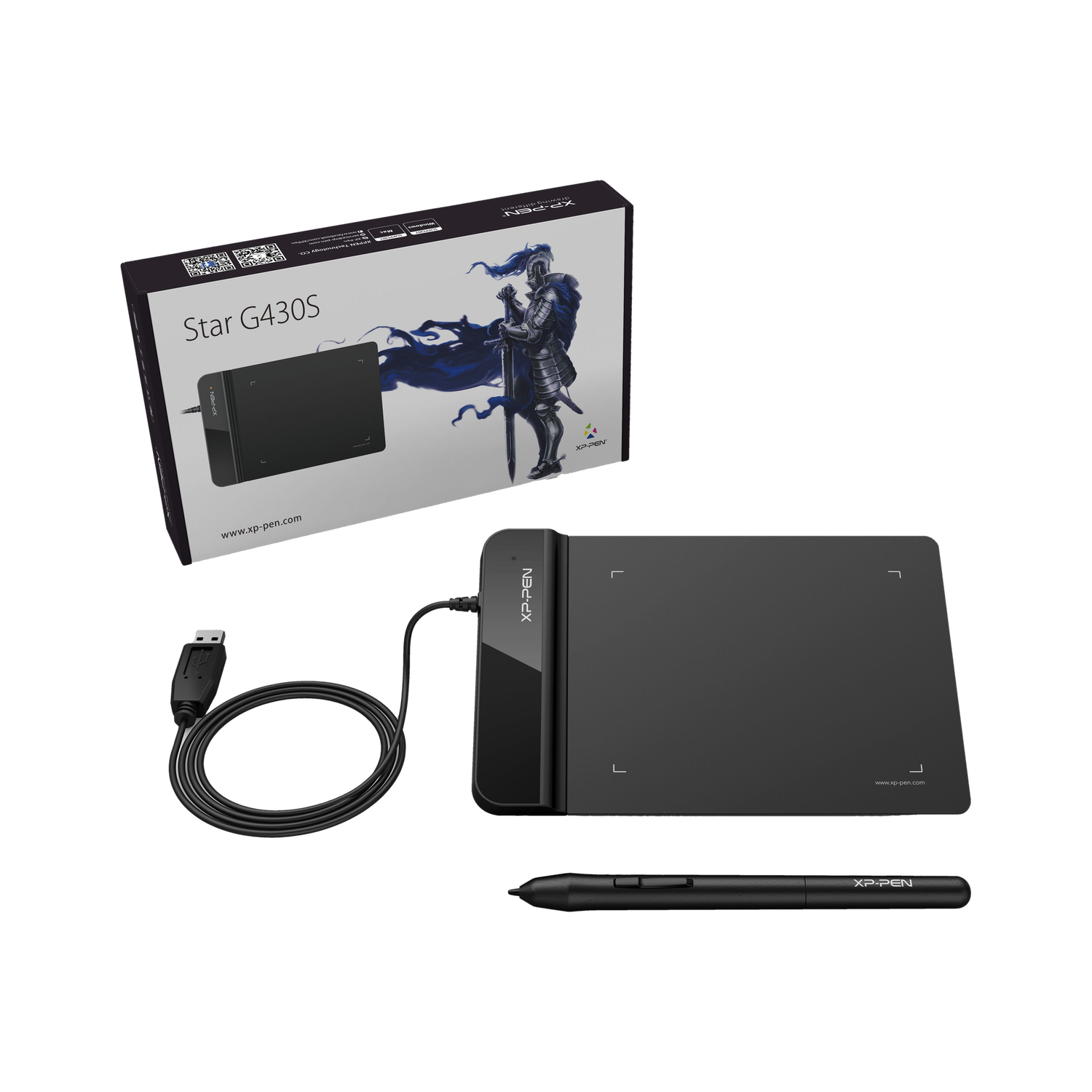 Image of HUION H640P 6.3 x 3.9 inch Graphics Tablet Connectivity - USB (Black)