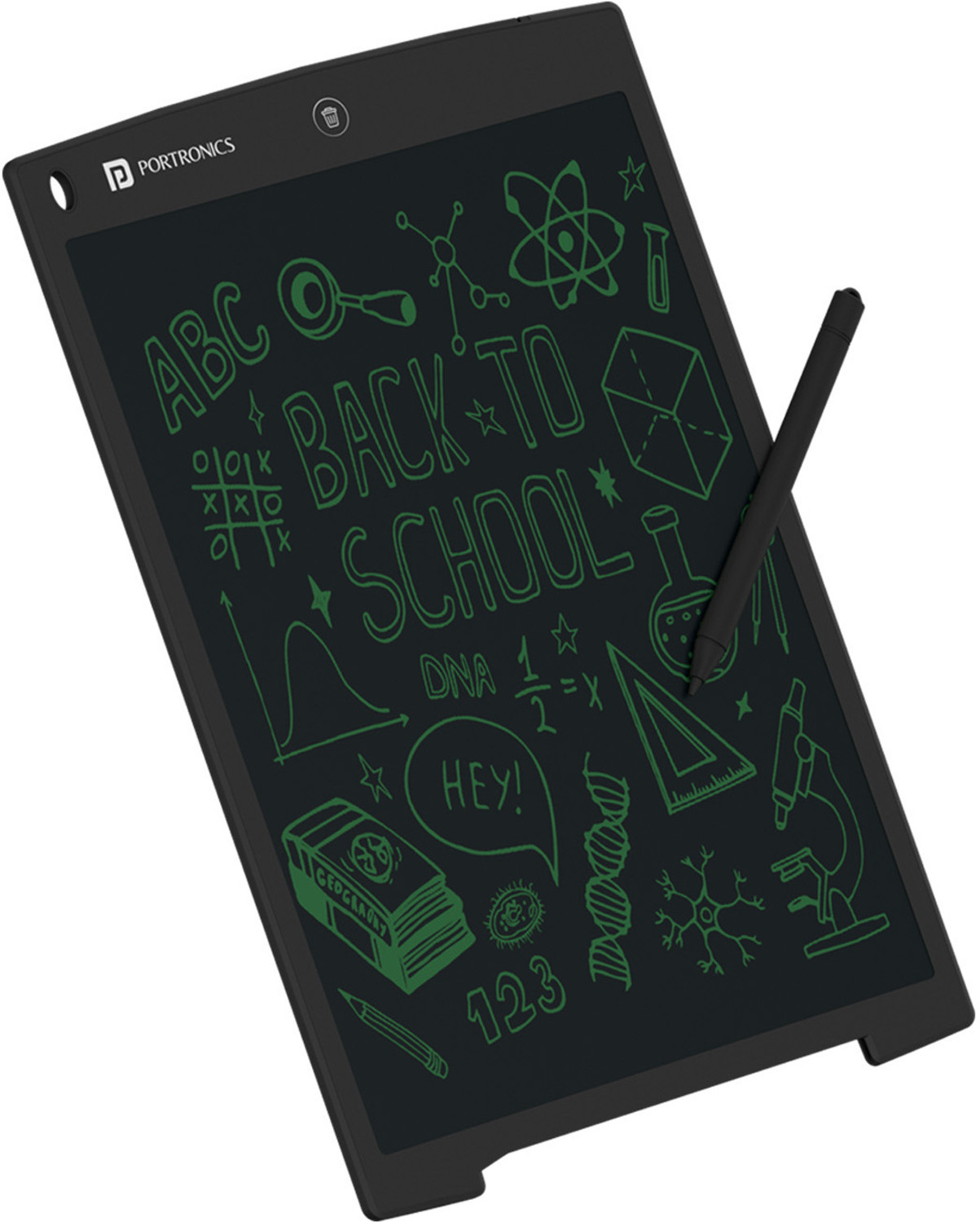 Portronics Ruffpad 12 LCD Writing Pad with 12 Inch Screen, For Drawing, Note-taking, Kids 10.5 x 6 inch Graphics Tablet Connectivity - Wireless Price in India - Buy Portronics Ruffpad 12 LCD Writing Pad with 12 Inch Screen, For Drawing, Note-taking, Kids 10.5 x 6 inch Graphics Tablet Connectivity - Wireless online at Flipkart.com