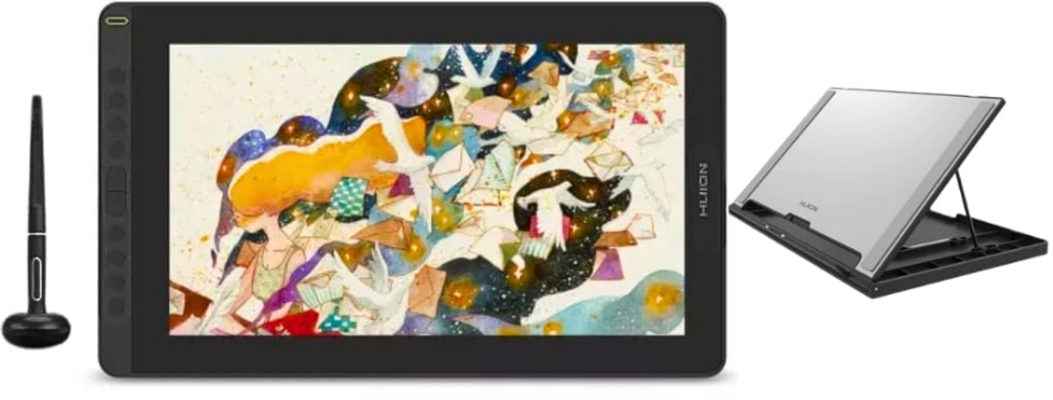 Image of HUION H640P 6.3 x 3.9 inch Graphics Tablet Connectivity - USB (Black)