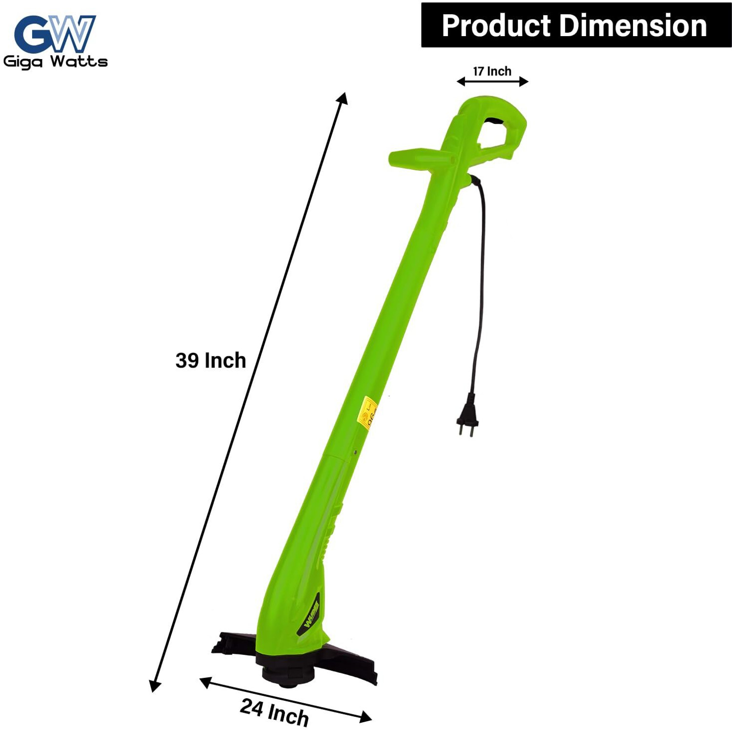 Image of GIGAWATTS GT105067 Corded Grass Trimmer (Bump Feed)