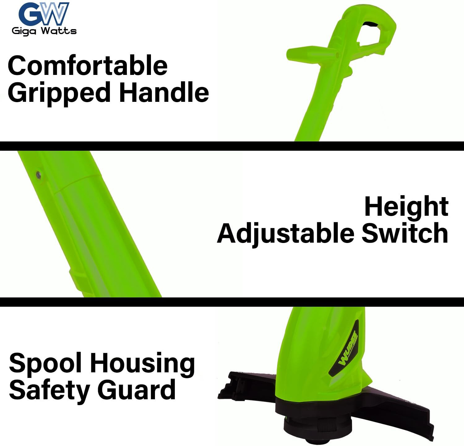 Image of GIGAWATTS GT105067 Corded Grass Trimmer (Bump Feed)