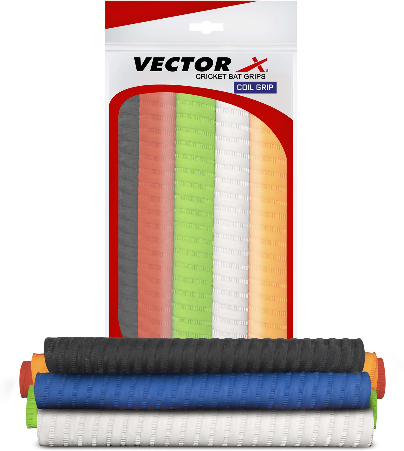 Image of Kalindri Sports Six Grips One Cone Combo (Multicolor, Pack of 7)