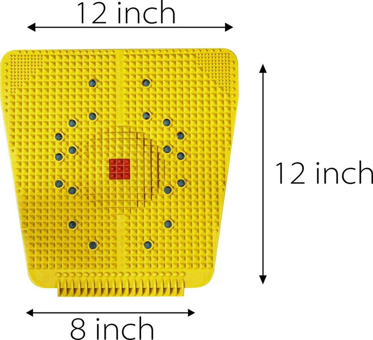 Image of BAREPEPE Yellow Acupressure Mat Yellow 10 mm Accupressure Mat