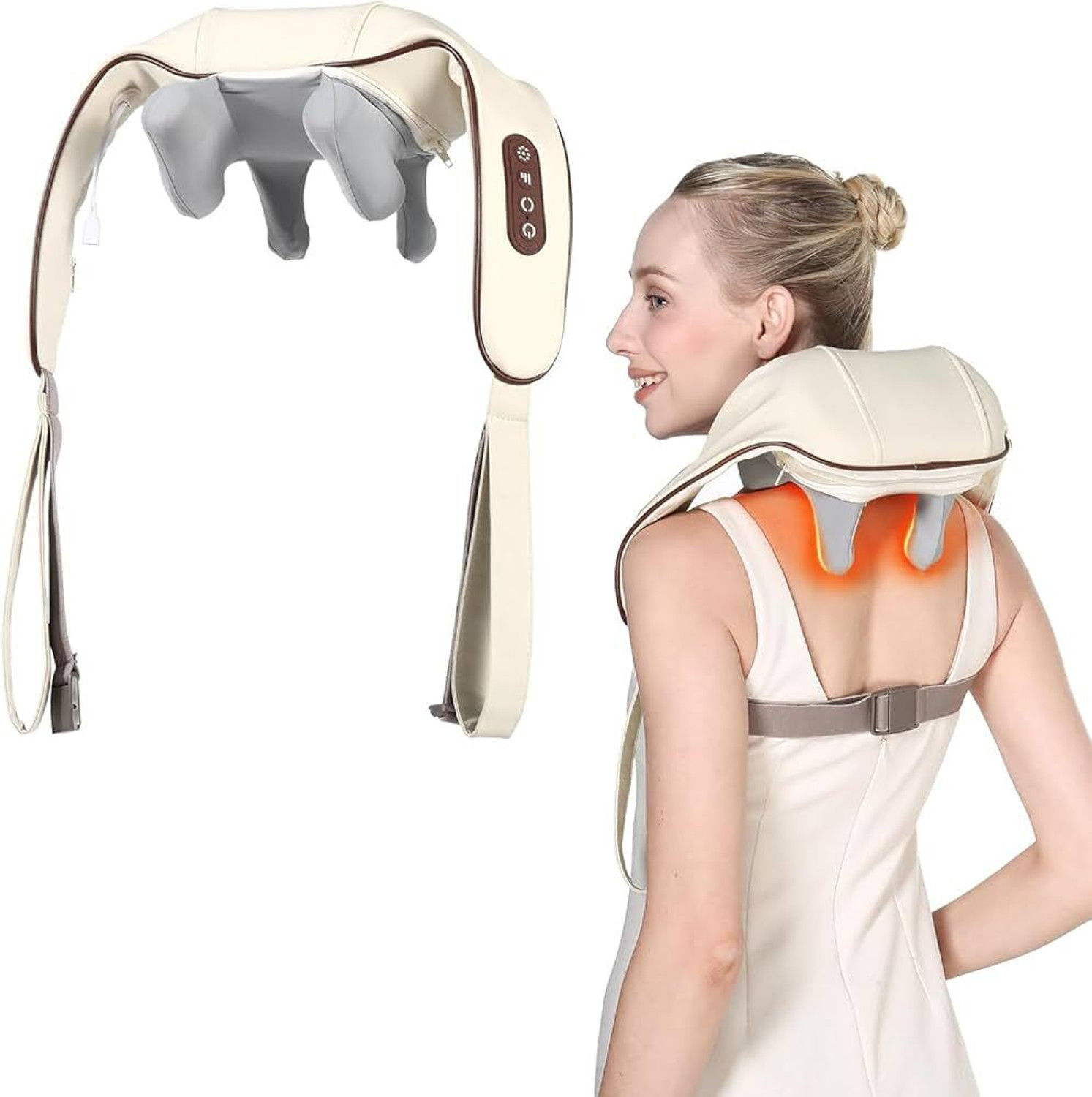 Image of Cultsport Brent Foot Massager with Kneading techniques for Pain Relief and Blood Circulation Massager (Black)