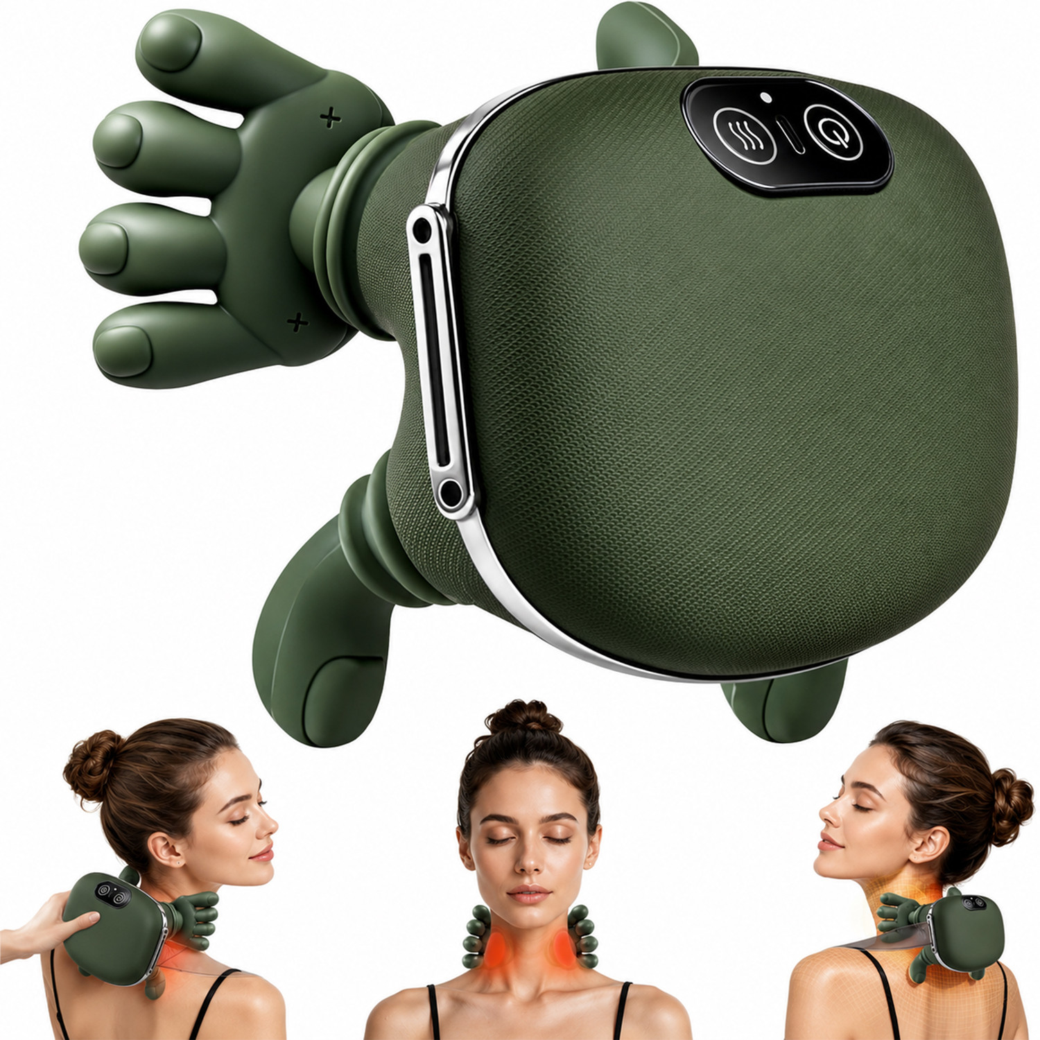 Image of Vivesha Headache And Stress Pain Relief Massager Cordless Waterproof Multicolor Msaager Device Massager (Multicolor)