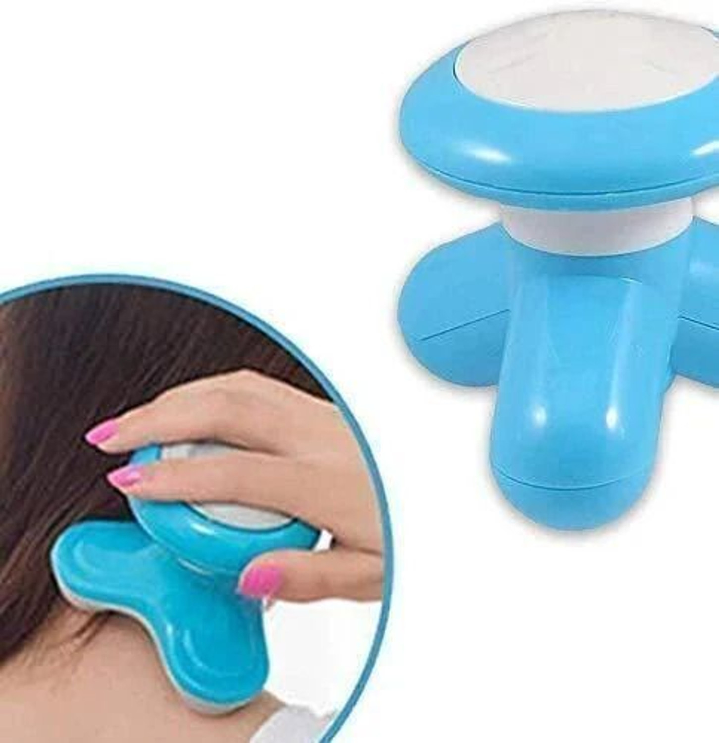 Image of Vivesha Headache And Stress Pain Relief Massager Cordless Waterproof Multicolor Msaager Device Massager (Multicolor)