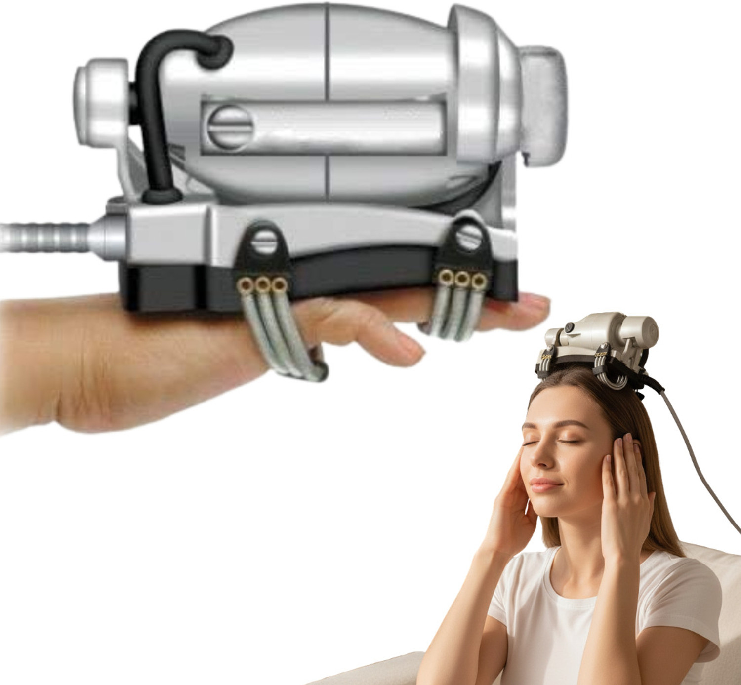 Techelite Electric Floating Action Head and Body Massager - Image 1