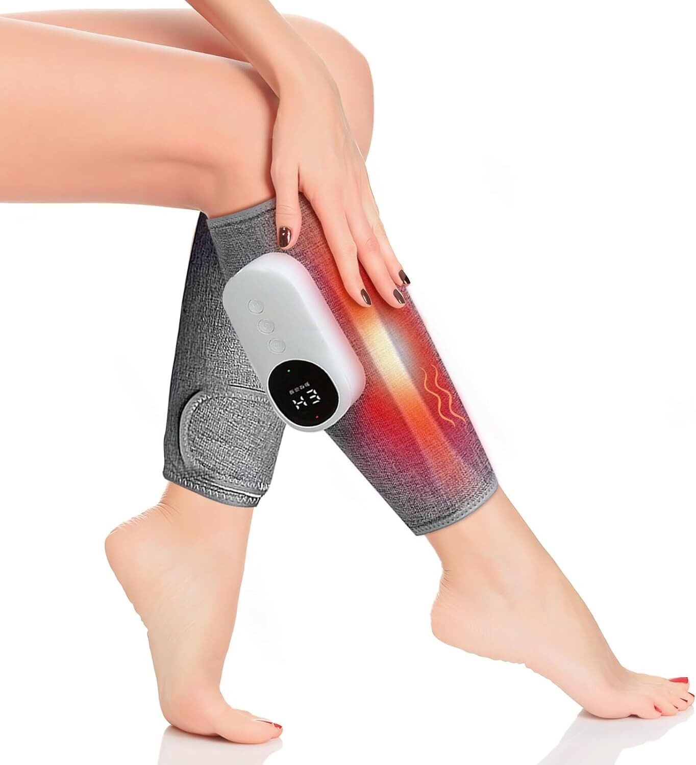 Image of RLN RENPHO RP-ALM070H Corded Electric Leg Massager Air Compression for Circulation Calf Massager (Grey)