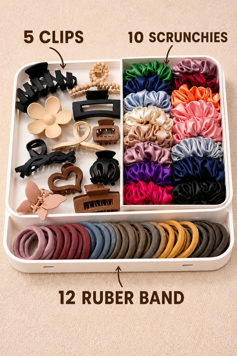 Image of Eyahyo Enterprise Hair Accessories Combo Hair Accessory Set (Multicolor)