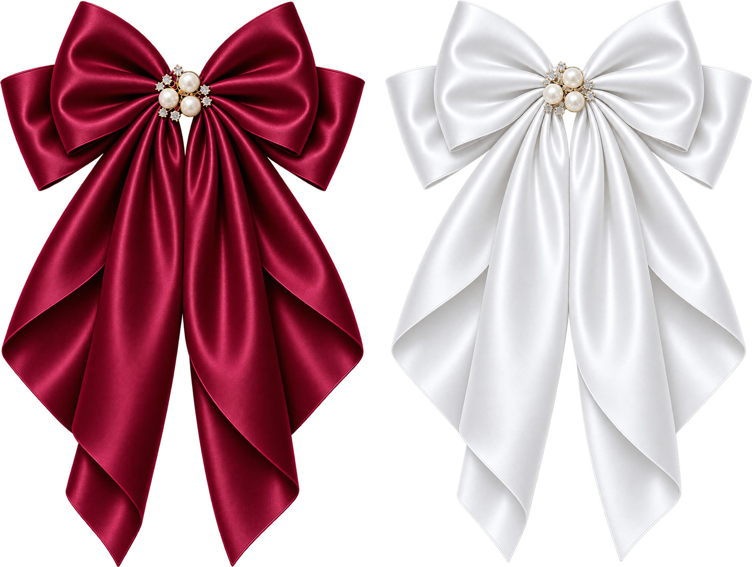 Image of LYROVO 5 PCS Metal Large Hair Claw Hair Clip (Gold)