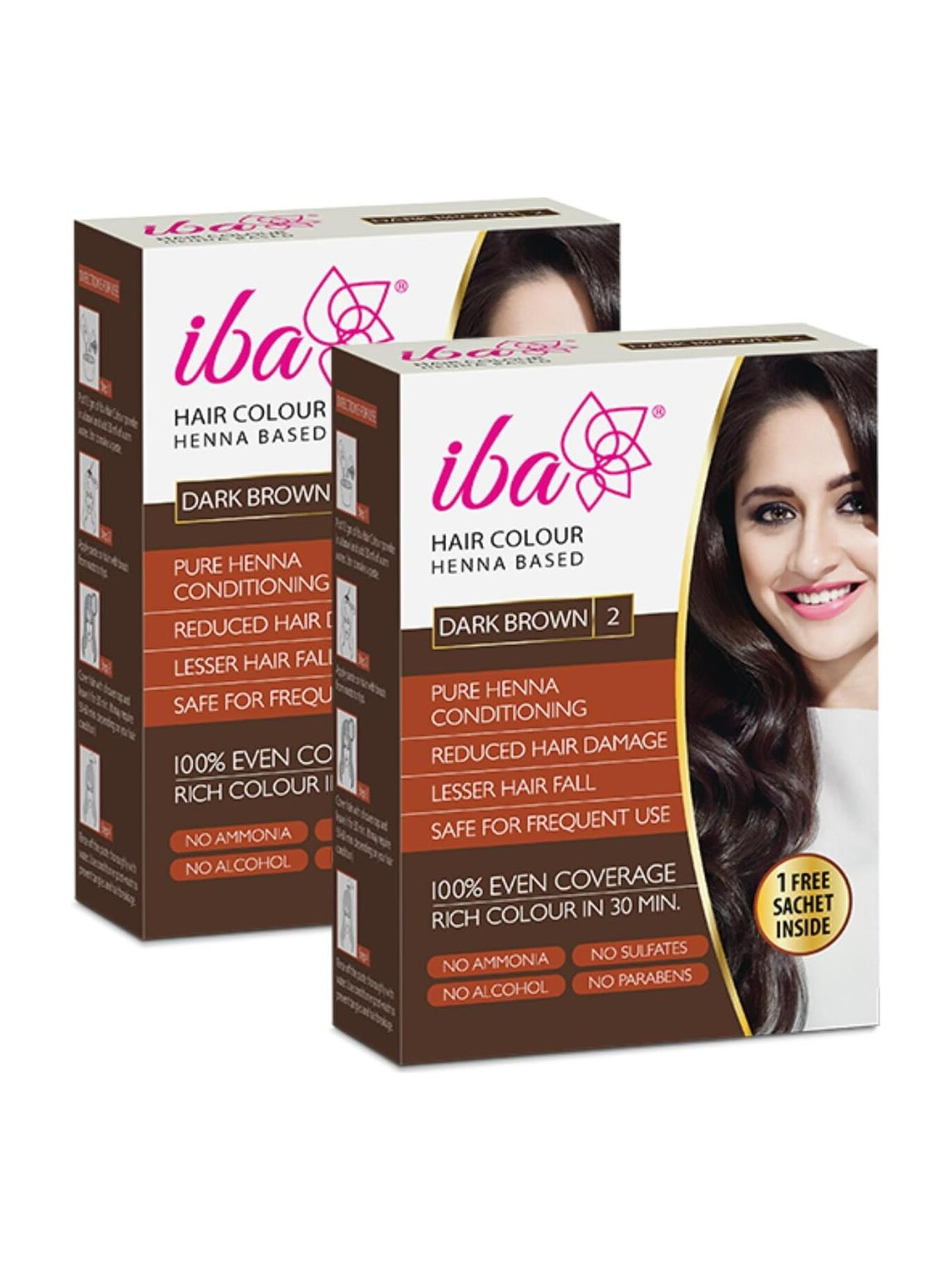 Image of Nisha Creme Hair Color Rich Bright Long-Lasting Natural Henna Extract , MAHOGANY 5.5
