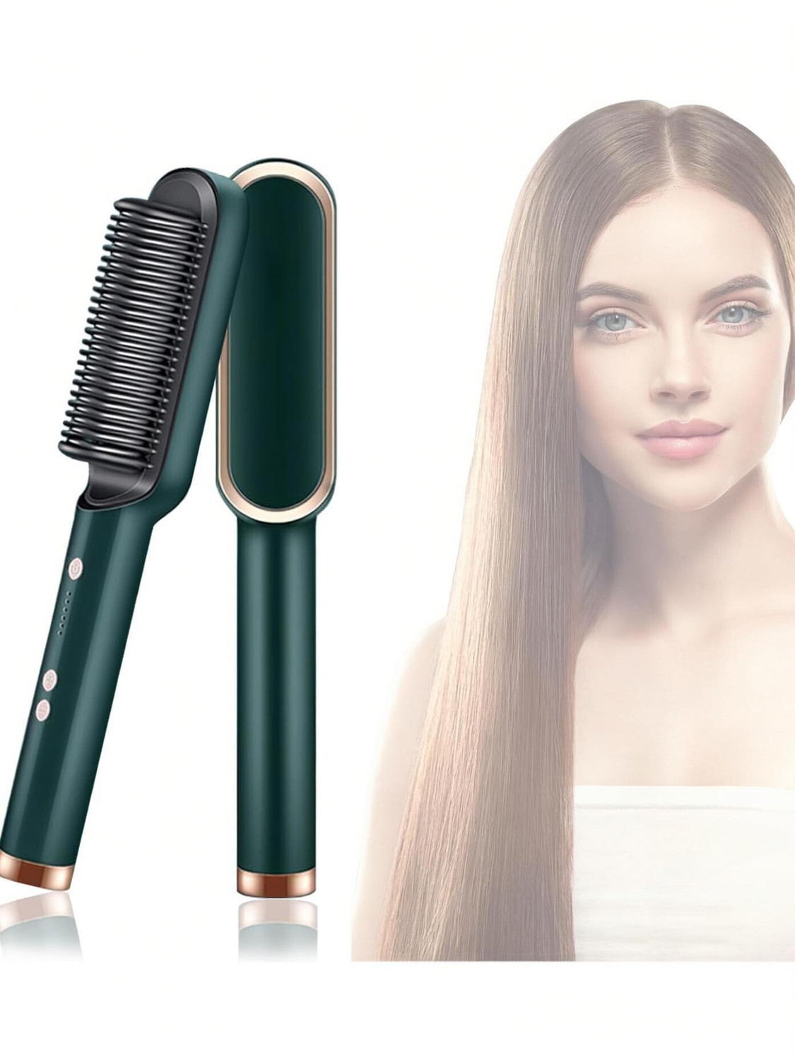 MICOYANG Straightener Brush Hair Straightening Iron - Image 1