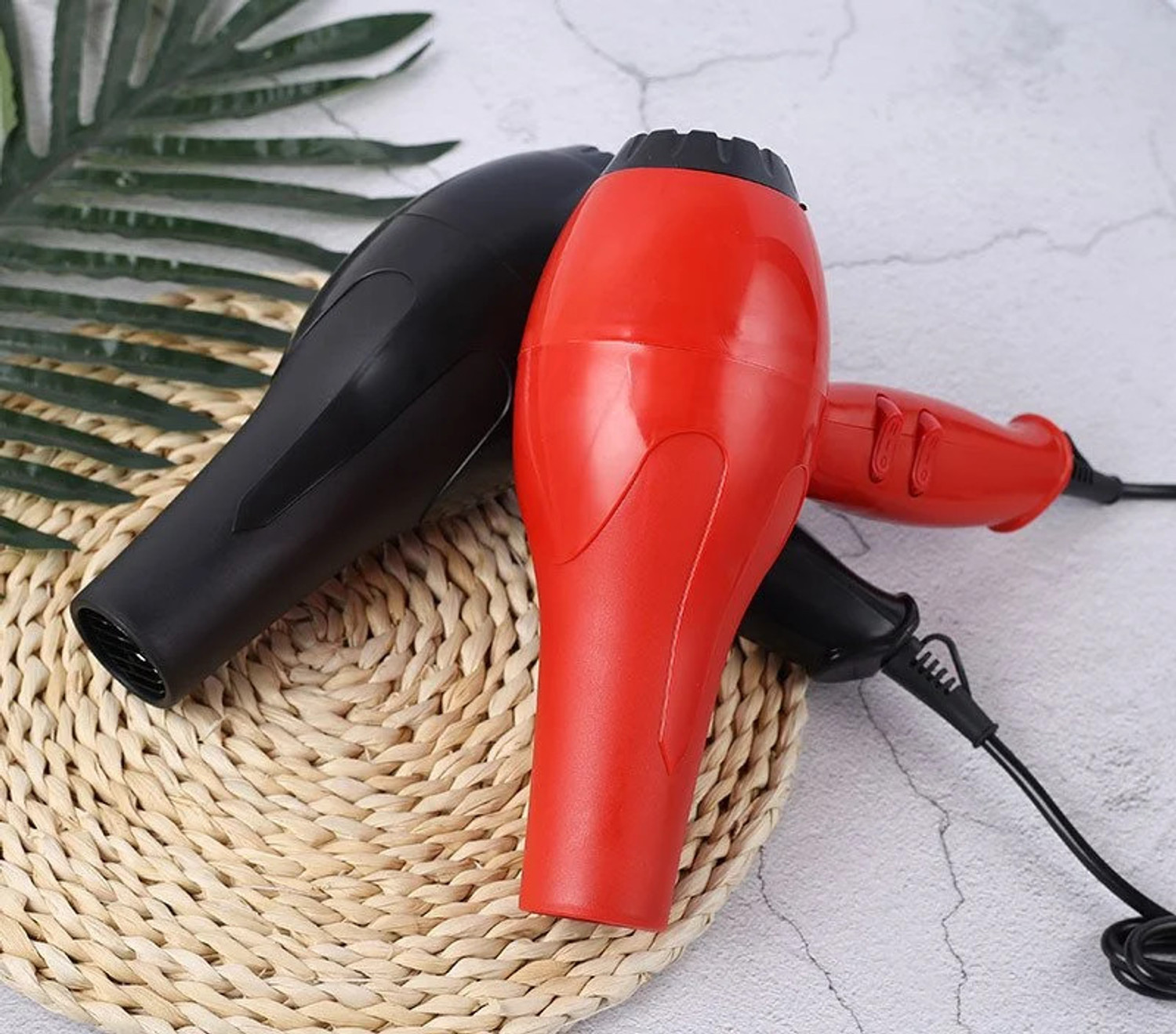 Image of bladeo Powerful 1000W airflow | Thermo Protect Technology with 2 Tempreature Settings Hair Dryer (1000 W, Black)