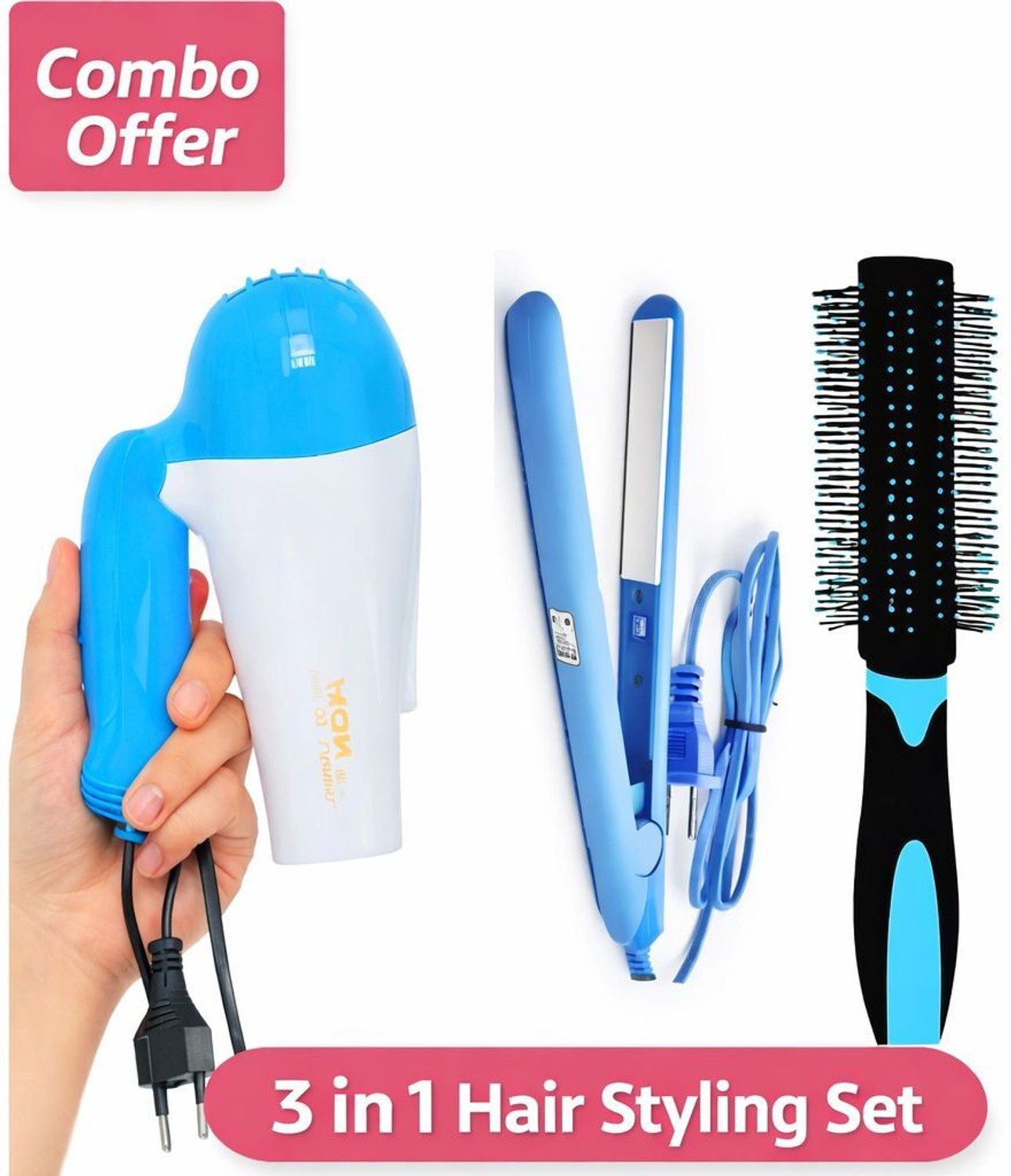 SONAESSENTIAL 3 in 1 Hair Styling Hair Dryer (1000 W, Multicolor) - Image 1