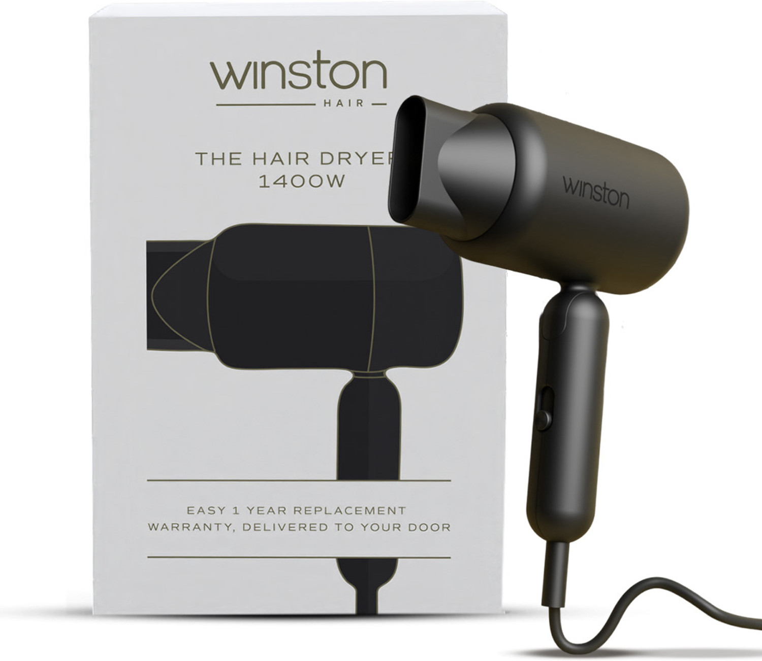 Image of bladeo Powerful 1000W airflow | Thermo Protect Technology with 2 Tempreature Settings Hair Dryer (1000 W, Black)