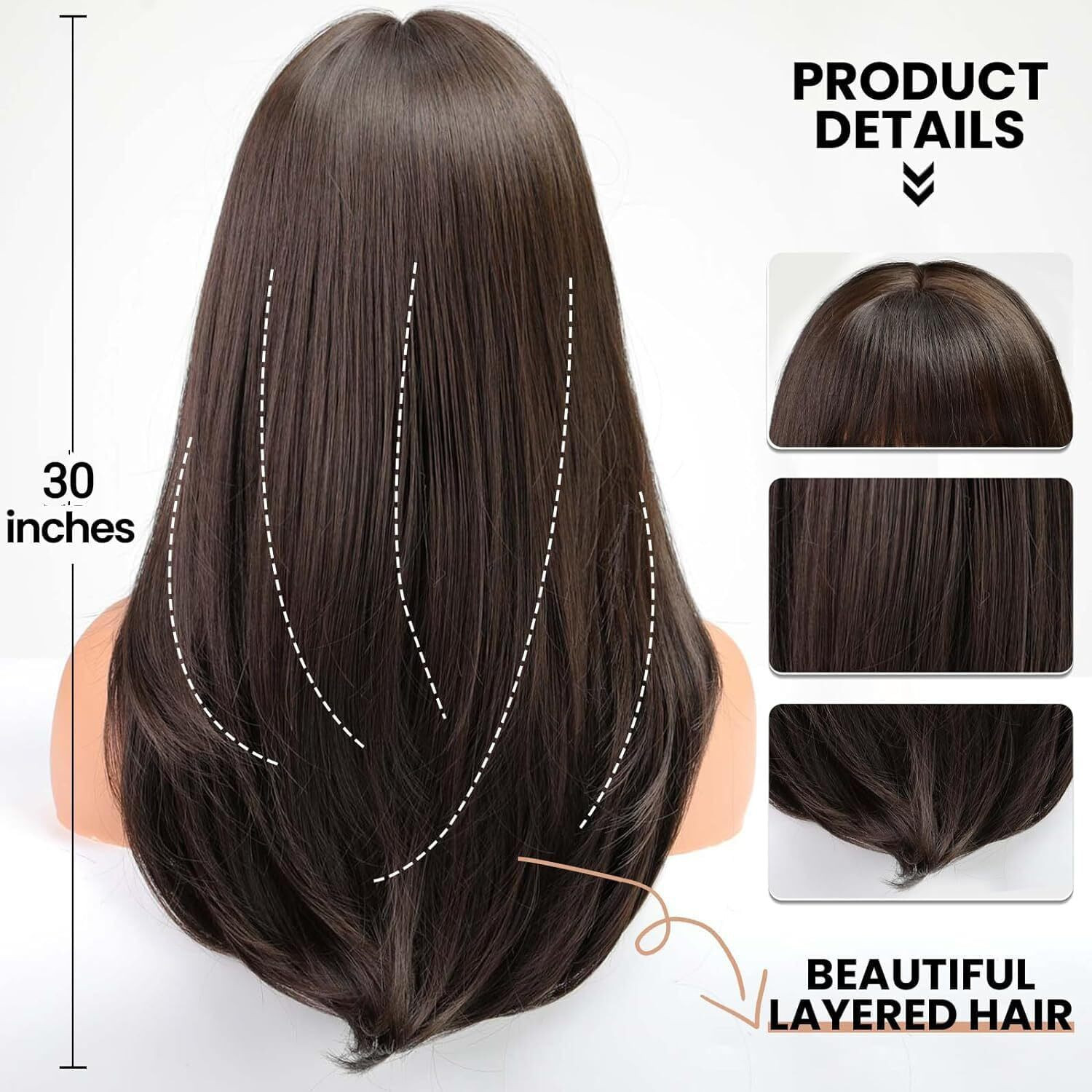 Image of VIVIAN Medium Hair Wig (Women)