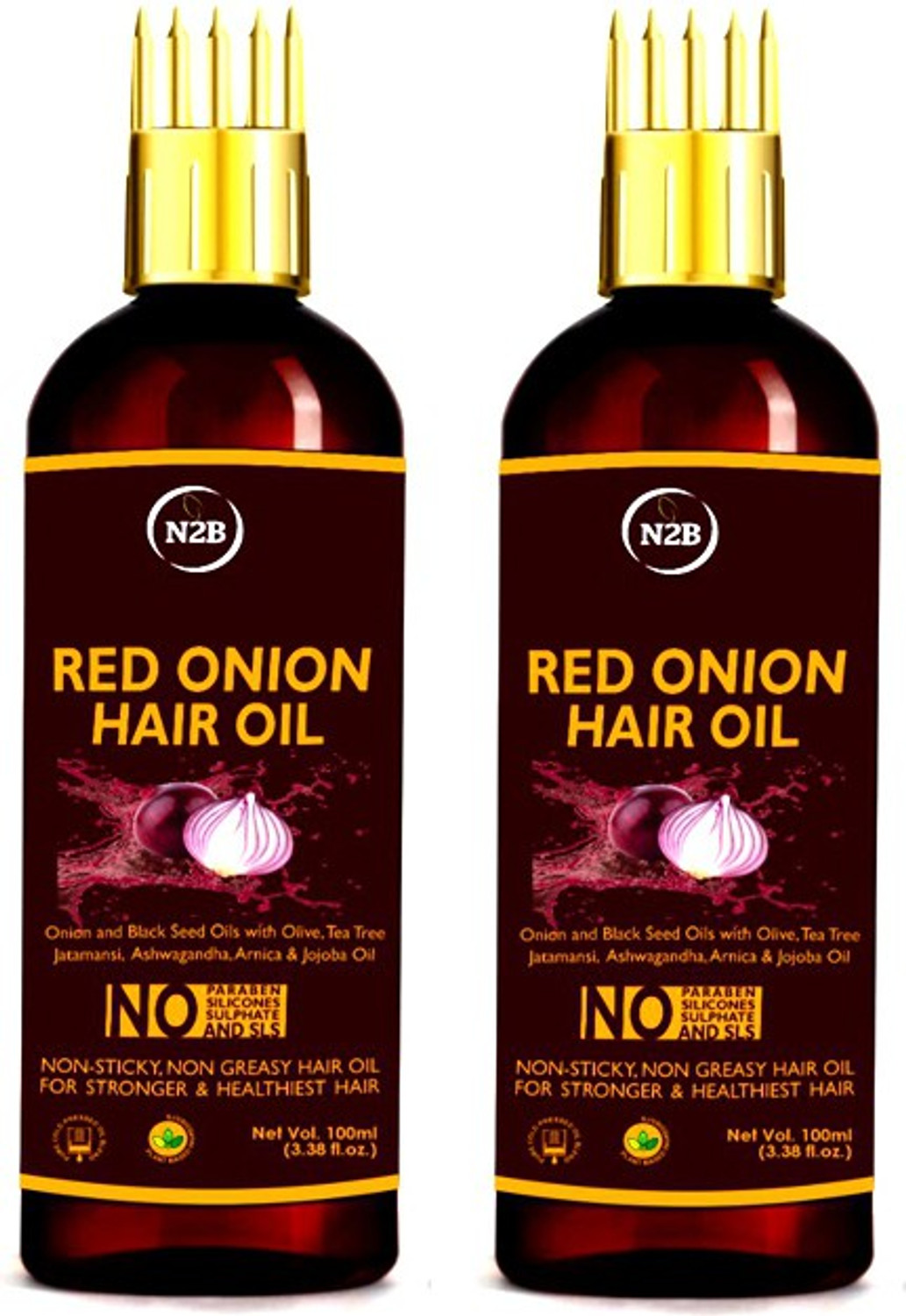 Image of N2B Onion Black Seed Hair Oil - Hair Oil (40 ml)