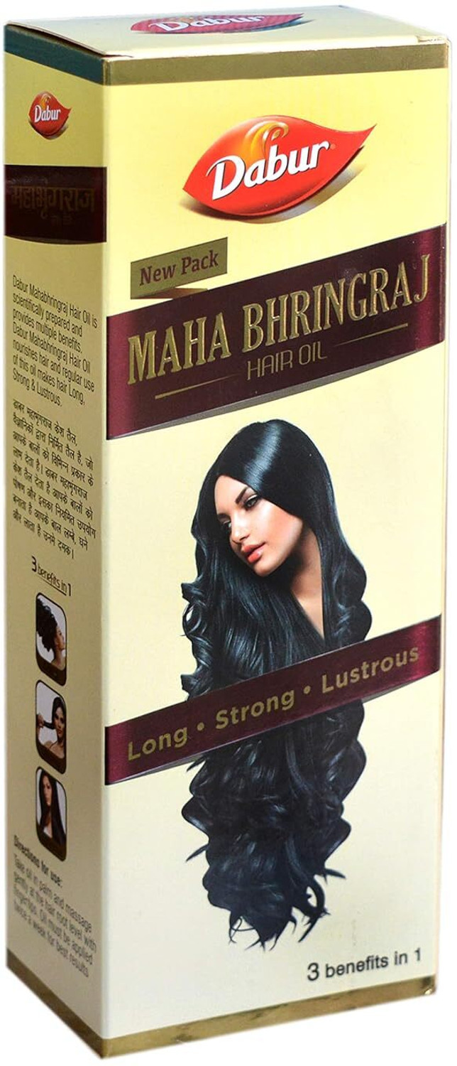 Image of Dabur maha bhringaraj oil ayuvedic hair oil 196ml Hair Oil (196 ml)