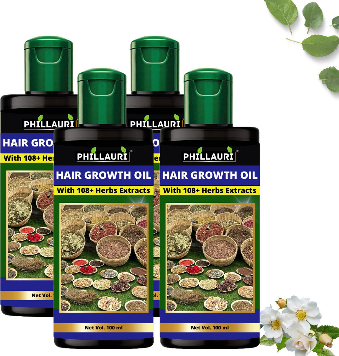 Image of Phillauri Castor Oil Cold Pressed To Support Hair Growth Hair Oil (500 ml)
